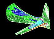 Strain analysis of the Eaglet tail section